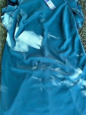 Tommy Hilfiger Ruffle Sleeve Mini Dress in Blue Size 16W NWT